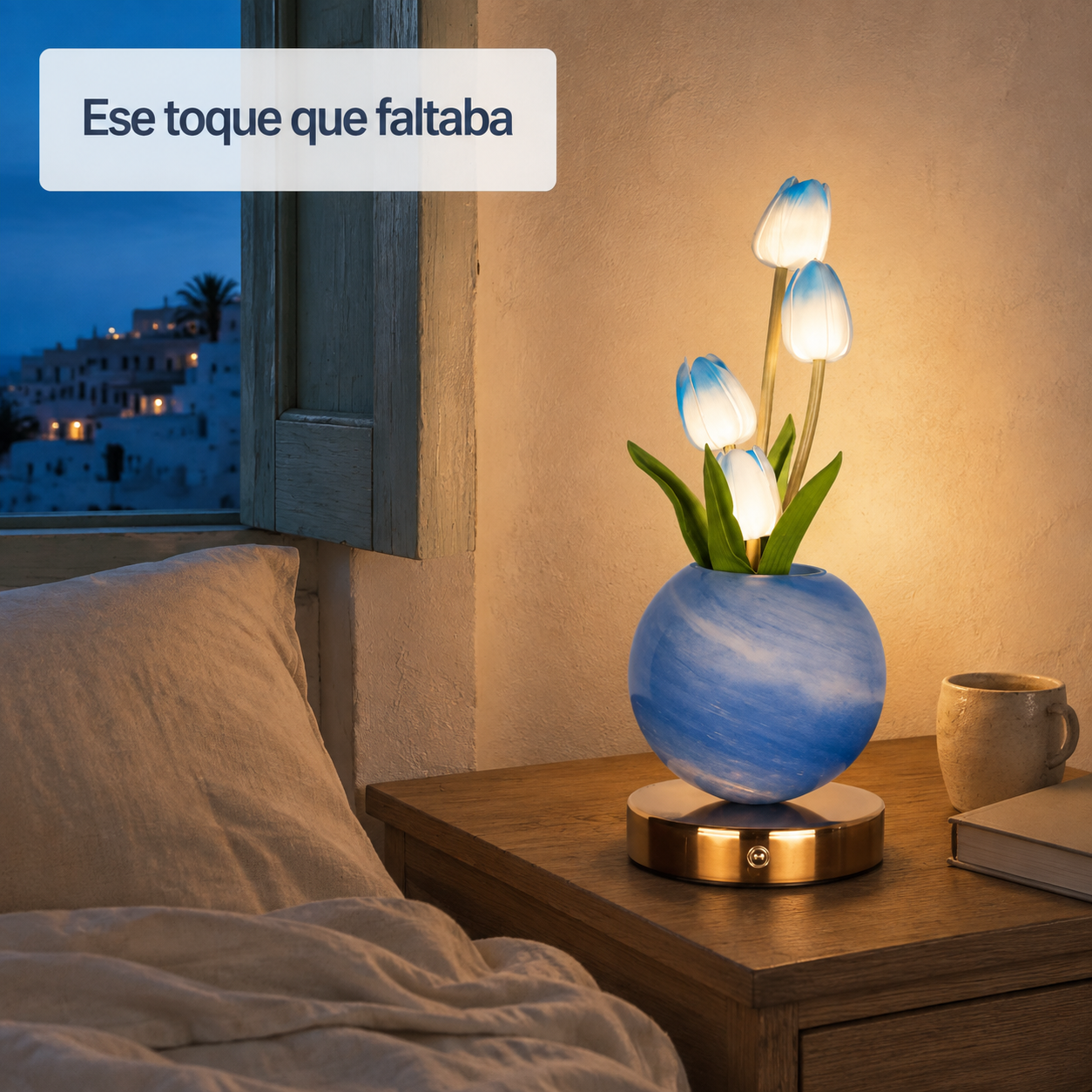Lámpara de Tulipanes sin Cables